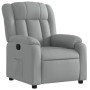 Sillón reclinable de tela gris claro en Sillones | Comprar online en Foru.es
