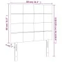 Kopfteile 2 Einheiten aus schwarzem Samt 80x5x78/88 cm von , Kopf- und Fußteile - Ref: Foro24-3116364, Preis: 66,77 €, Rabatt: %