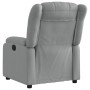 Sillón reclinable de tela gris claro en Sillones | Comprar online en Foru.es