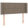 Cabecero de tela gris taupe 93x16x78/88 cm de , Cabeceros y pies de cama - Ref: Foro24-3118754, Precio: 41,54 €, Descuento: %