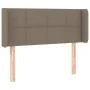 Taupe gray fabric headboard 93x16x78/88 cm by , Headboards and footboards - Ref: Foro24-3118754, Price: 47,67 €, Discount: %