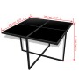 Set comedor de jardín 9 piezas y cojines ratán sintético negro de vidaXL, Conjuntos de jardín - Ref: Foro24-42759, Precio: 46...