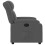 Sillón reclinable de tela gris oscuro en Sillones | Comprar online en Foru.es
