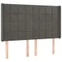 Kopfteil mit dunkelgrauen Samtohren 147x16x118/128 cm von , Kopf- und Fußteile - Ref: Foro24-3119629, Preis: 105,17 €, Rabatt: %