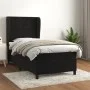 Box spring bed with black velvet mattress 80x200 cm by , Beds and slatted bases - Ref: Foro24-3129179, Price: 352,12 €, Disco...