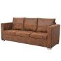 vidaXl Conjunto de sofás de 2 piezas de piel artificial de ante de vidaXL, Sofás - Ref: Foro24-274885, Precio: 878,47 €, Desc...