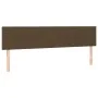Box spring bed with LED mattress dark brown fabric 200x200 cm by , Beds and slatted bases - Ref: Foro24-3133744, Price: 593,7...