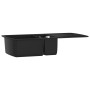 Fregadero de cocina con dos senos de granito de vidaXL, Fregaderos - Ref: Foro24-142946, Precio: 236,42 €, Descuento: %