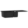 Fregadero de cocina con dos senos de granito de vidaXL, Fregaderos - Ref: Foro24-142946, Precio: 232,68 €, Descuento: %