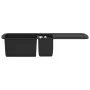 Fregadero de cocina con dos senos de granito de vidaXL, Fregaderos - Ref: Foro24-142946, Precio: 232,68 €, Descuento: %