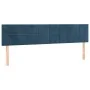 Kopfteile 2 Einheiten aus dunkelblauem Samt 80x5x78/88 cm von , Kopf- und Fußteile - Ref: Foro24-346072, Preis: 64,48 €, Raba...