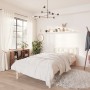 Estructura de cama madera maciza de pino 75x190 cm de , Camas y somieres - Ref: Foro24-810042, Precio: 61,95 €, Descuento: %