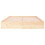Estructura de cama de madera maciza 140x190 cm de , Camas y somieres - Ref: Foro24-820082, Precio: 103,36 €, Descuento: %
