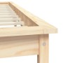 Estructura de cama de madera maciza de pino 160x200 cm de , Camas y somieres - Ref: Foro24-820551, Precio: 125,16 €, Descuent...