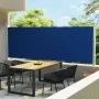Toldo lateral retráctil para patio azul 600x160 cm de , Sombrillas - Ref: Foro24-313377, Precio: 87,00 €, Descuento: %