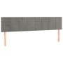 Cabeceros 2 unidades de terciopelo gris claro 80x5x78/88 cm de , Cabeceros y pies de cama - Ref: Foro24-346068, Precio: 63,33...