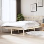 Estructura de cama madera maciza de pino 140x190 cm de , Camas y somieres - Ref: Foro24-3101198, Precio: 114,76 €, Descuento: %