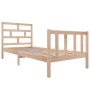 Estructura de cama madera maciza de pino 100x200 cm de , Camas y somieres - Ref: Foro24-3101338, Precio: 114,91 €, Descuento: %