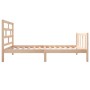 Estructura de cama madera maciza de pino 100x200 cm de , Camas y somieres - Ref: Foro24-3101338, Precio: 114,91 €, Descuento: %