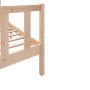 Estructura de cama madera maciza de pino 100x200 cm de , Camas y somieres - Ref: Foro24-3101338, Precio: 114,91 €, Descuento: %