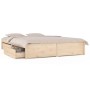 Estructura de cama con cajones 120x190 cm de , Camas y somieres - Ref: Foro24-3103493, Precio: 204,39 €, Descuento: %