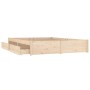 Estructura de cama con cajones 120x190 cm de , Camas y somieres - Ref: Foro24-3103493, Precio: 204,39 €, Descuento: %