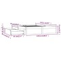Estructura de cama con cajones 120x190 cm de , Camas y somieres - Ref: Foro24-3103493, Precio: 204,39 €, Descuento: %