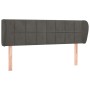 Cabecero de terciopelo gris oscuro 147x23x78/88 cm de , Cabeceros y pies de cama - Ref: Foro24-3117193, Precio: 65,10 €, Desc...