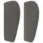 Cabecero de terciopelo gris oscuro 147x23x78/88 cm de , Cabeceros y pies de cama - Ref: Foro24-3117193, Precio: 65,10 €, Desc...