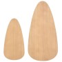 Set de mesas de centro 2 unidades madera maciza de pino marrón de vidaXL, Mesas de centro - Ref: Foro24-244733, Precio: 98,00...