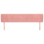 Cabecero de terciopelo rosa 163x23x78/88 cm de , Cabeceros y pies de cama - Ref: Foro24-3117203, Precio: 64,54 €, Descuento: %
