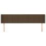 Cabecero de tela gris oscuro 203x16x78/88 cm de , Cabeceros y pies de cama - Ref: Foro24-3118793, Precio: 68,85 €, Descuento: %