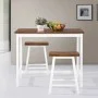 Set de mesa y taburete de bar 3 piezas madera maciza de vidaXL, muebles para cocinas y comedores - Ref: Foro24-245547, Precio...
