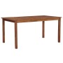 Mesa de jardín madera maciza de acacia 150x90x74 cm de vidaXL, Mesas de jardín - Ref: Foro24-44105, Precio: 177,27 €, Descuen...