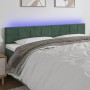 Cabecero con LED de terciopelo gris oscuro 160x5x78/88 cm de , Cabeceros y pies de cama - Ref: Foro24-3121669, Precio: 58,44 ...