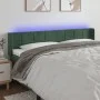 LED-Kopfteil aus dunkelgrünem Samt, 183 x 16 x 78/88 cm von , Kopf- und Fußteile - Ref: Foro24-3123299, Preis: 85,96 €, Rabat...