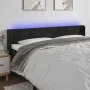 Black velvet headboard with LED 163x16x78/88 cm by , Headboards and footboards - Ref: Foro24-3123292, Price: 82,34 €, Discoun...