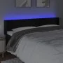Black velvet headboard with LED 163x16x78/88 cm by , Headboards and footboards - Ref: Foro24-3123292, Price: 82,34 €, Discoun...