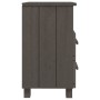 Mesitas noche 2 uds HAMAR pino macizo gris claro 40x35x62 cm de vidaXL, Mesitas de noche - Ref: Foro24-340419, Precio: 120,64...