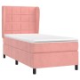 Cama box spring con colchón terciopelo rosa 80x200 cm de , Camas y somieres - Ref: Foro24-3129182, Precio: 336,11 €, Descuent...