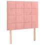 Cama box spring con colchón terciopelo rosa 80x200 cm de , Camas y somieres - Ref: Foro24-3129182, Precio: 336,11 €, Descuent...