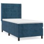 Cama box spring con colchón terciopelo azul oscuro 80x200 cm de , Camas y somieres - Ref: Foro24-3132649, Precio: 290,42 €, D...