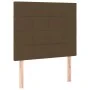 Box spring bed with dark brown fabric mattress 100x200 cm by , Beds and slatted bases - Ref: Foro24-3136576, Price: 392,66 €,...