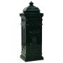 Buzón de columna de aluminio estilo vintage inoxidable verde de vidaXL, Buzones de correo - Ref: Foro24-43890, Precio: 325,60...