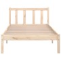 Estructura de cama madera maciza de pino 100x200 cm de , Camas y somieres - Ref: Foro24-810072, Precio: 83,57 €, Descuento: %