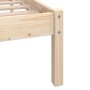 Estructura de cama madera maciza de pino 100x200 cm de , Camas y somieres - Ref: Foro24-810072, Precio: 83,57 €, Descuento: %