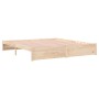 Estructura de cama madera maciza 180x200 cm de , Camas y somieres - Ref: Foro24-814964, Precio: 141,22 €, Descuento: %