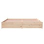 Estructura de cama madera maciza 180x200 cm de , Camas y somieres - Ref: Foro24-814964, Precio: 141,22 €, Descuento: %