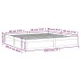 Estructura de cama madera maciza 180x200 cm de , Camas y somieres - Ref: Foro24-814964, Precio: 141,22 €, Descuento: %