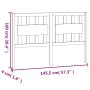 Cabecero de cama madera maciza de pino 145,5x4x100 cm de , Cabeceros y pies de cama - Ref: Foro24-818570, Precio: 54,29 €, De...